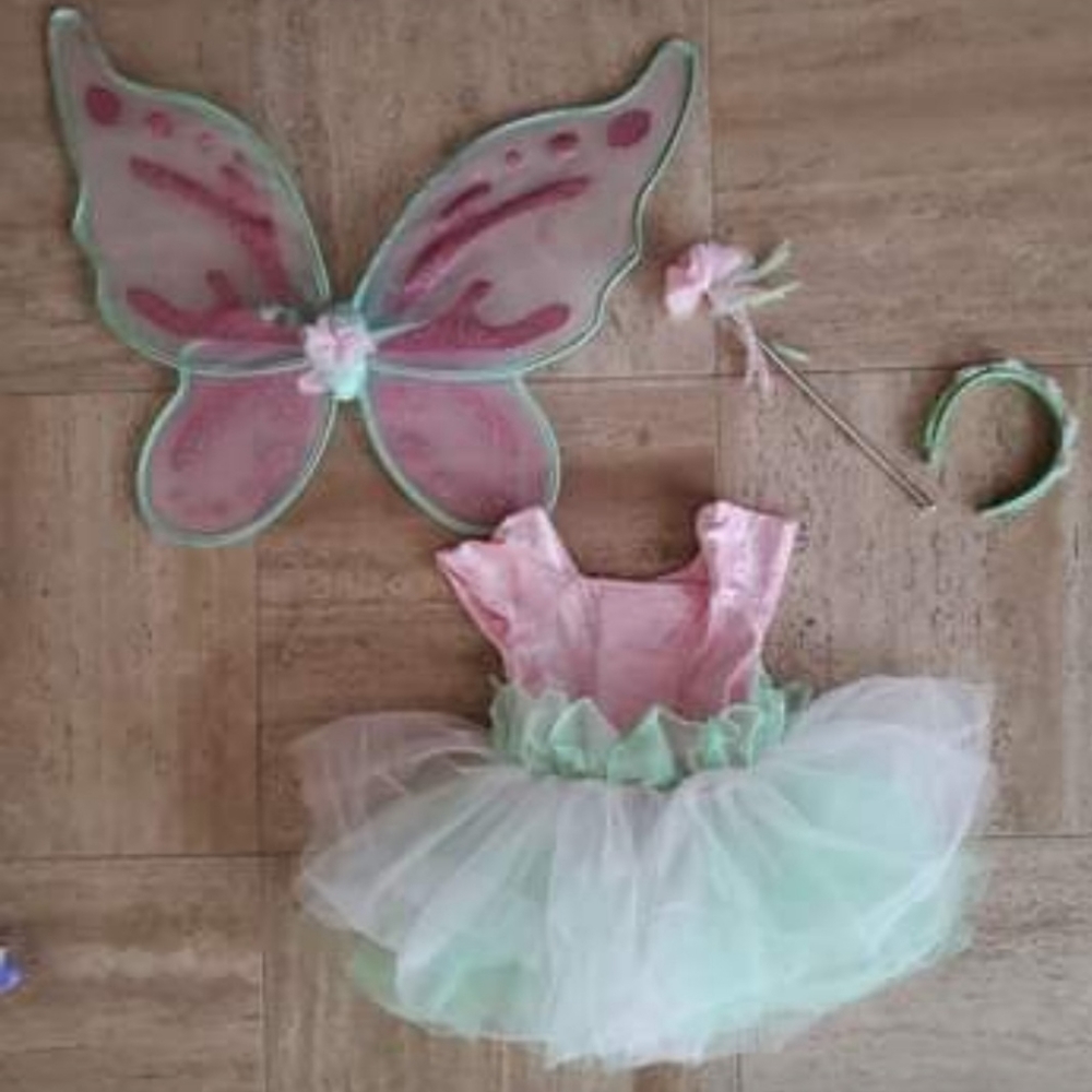 Girls Gymboree Woodland Fairy Costume Set.